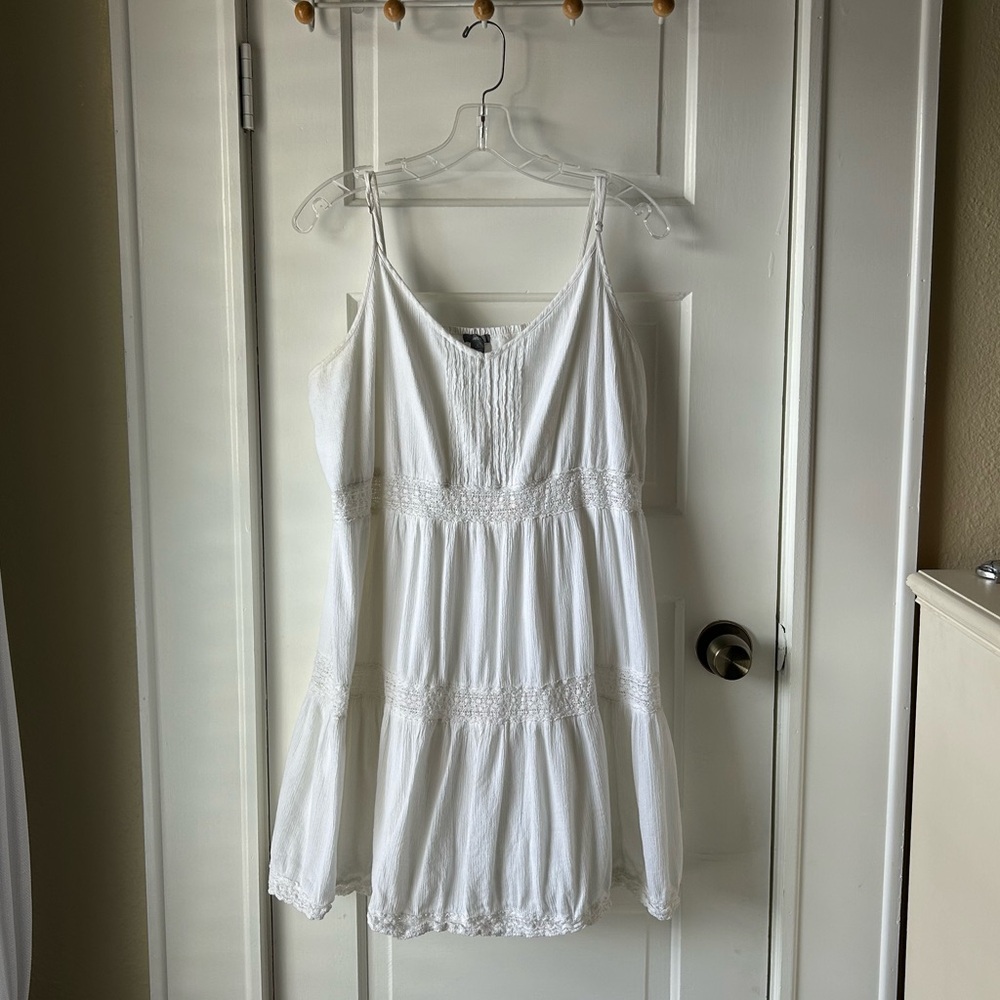 Aerie Lace Embroidery Mini Dress